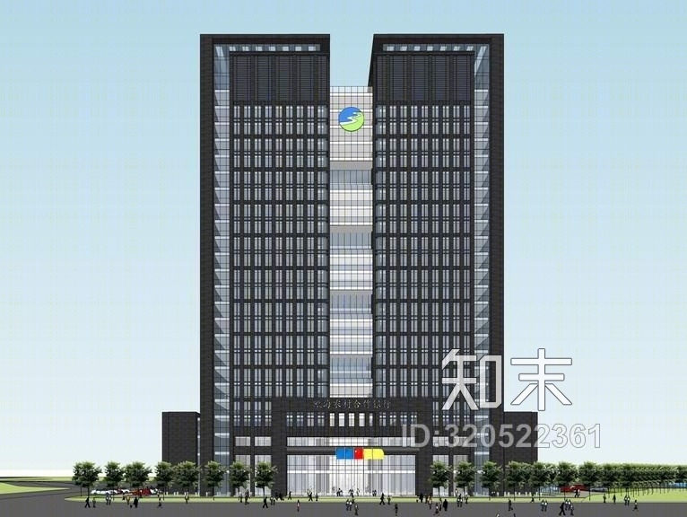 温州瓯海农村合作银行SU模型下载【ID:320522361】