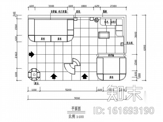 [学生作品]精品时尚手机展厅装修施工图（含效果模型）施工图下载【ID:161693190】