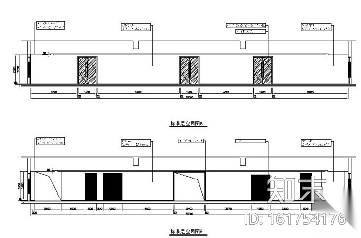 [秦皇岛]国际财富中心办公楼设计施工图cad施工图下载【ID:161754176】