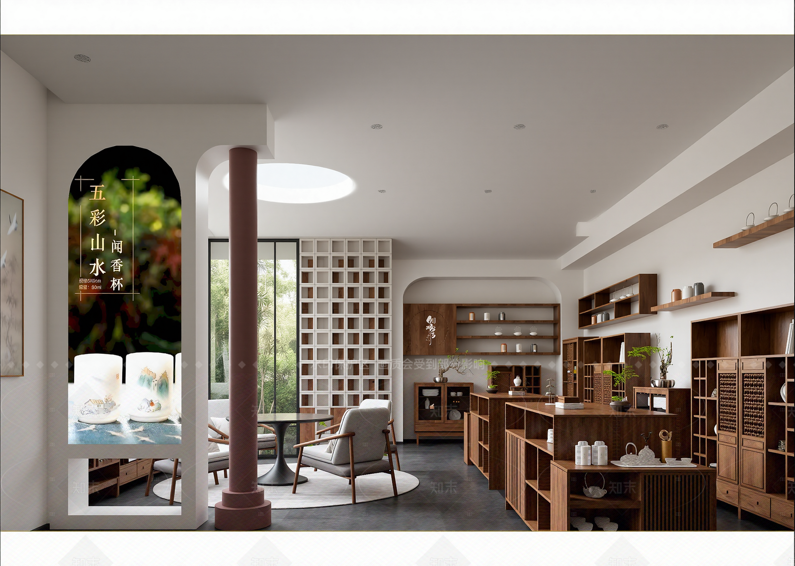 陶瓷展厅3D模型下载【ID:1214587349】