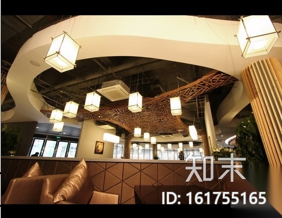 [江苏]某现代西餐厅室内精装修设计施工图（含实景）cad施工图下载【ID:161755165】