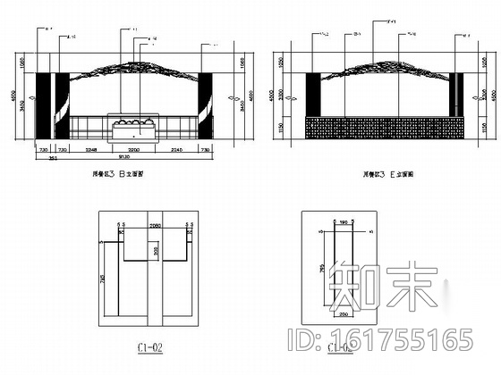 [江苏]某现代西餐厅室内精装修设计施工图（含实景）cad施工图下载【ID:161755165】