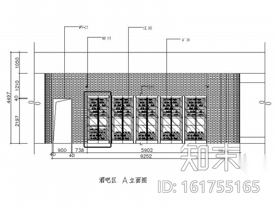 [江苏]某现代西餐厅室内精装修设计施工图（含实景）cad施工图下载【ID:161755165】