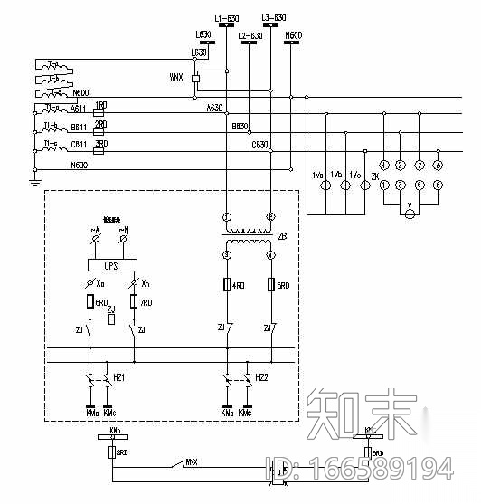 科技园10KV配电工程图纸（二次部分）cad施工图下载【ID:166589194】