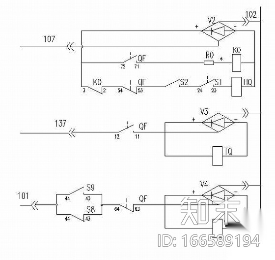 科技园10KV配电工程图纸（二次部分）cad施工图下载【ID:166589194】