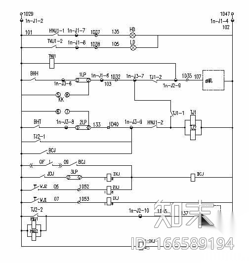 科技园10KV配电工程图纸（二次部分）cad施工图下载【ID:166589194】