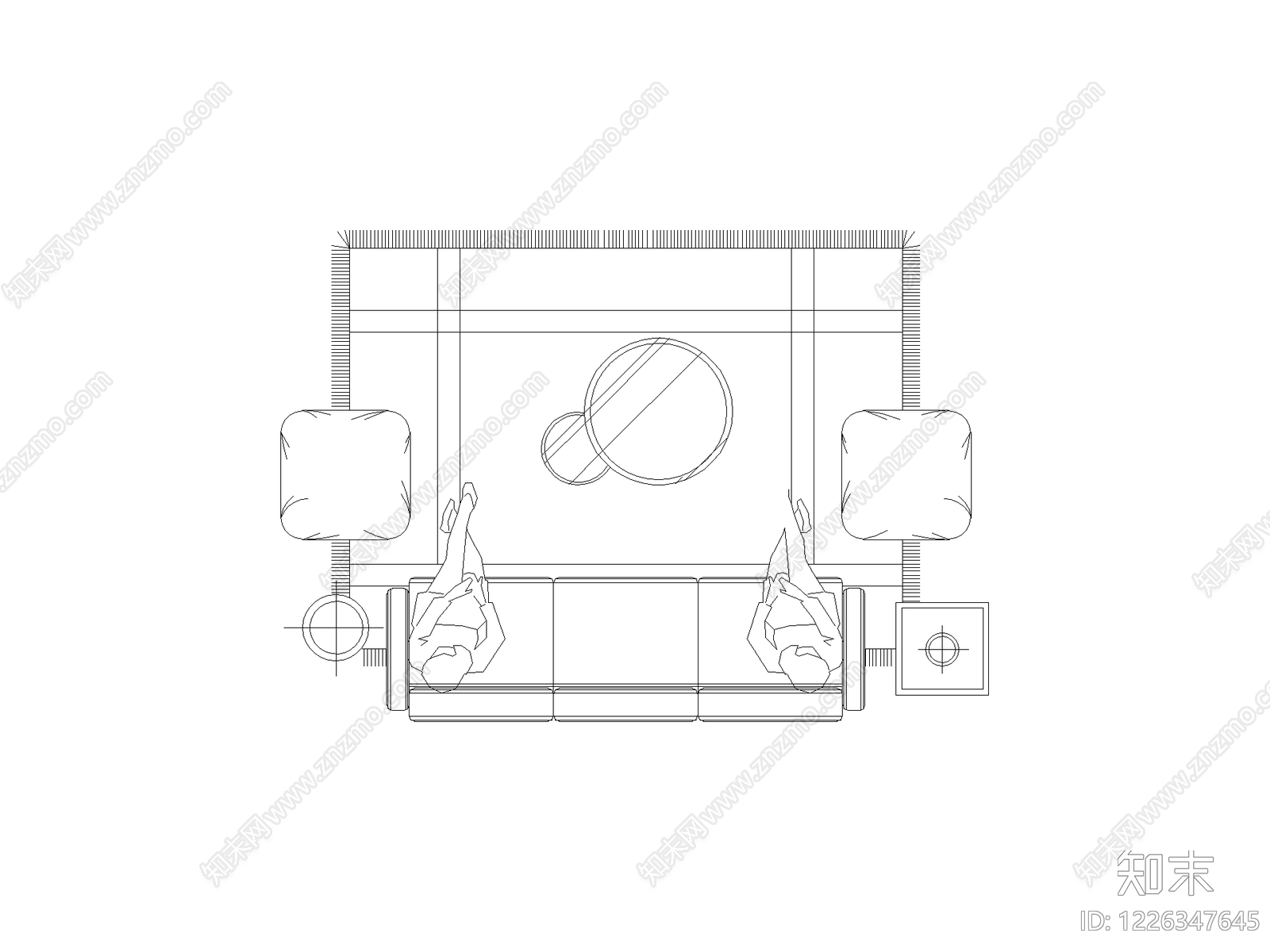 现代家装图库CAD图纸