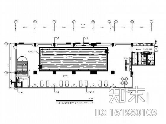 [河南]知名酒店室内游泳池装修图施工图下载【ID:161980103】