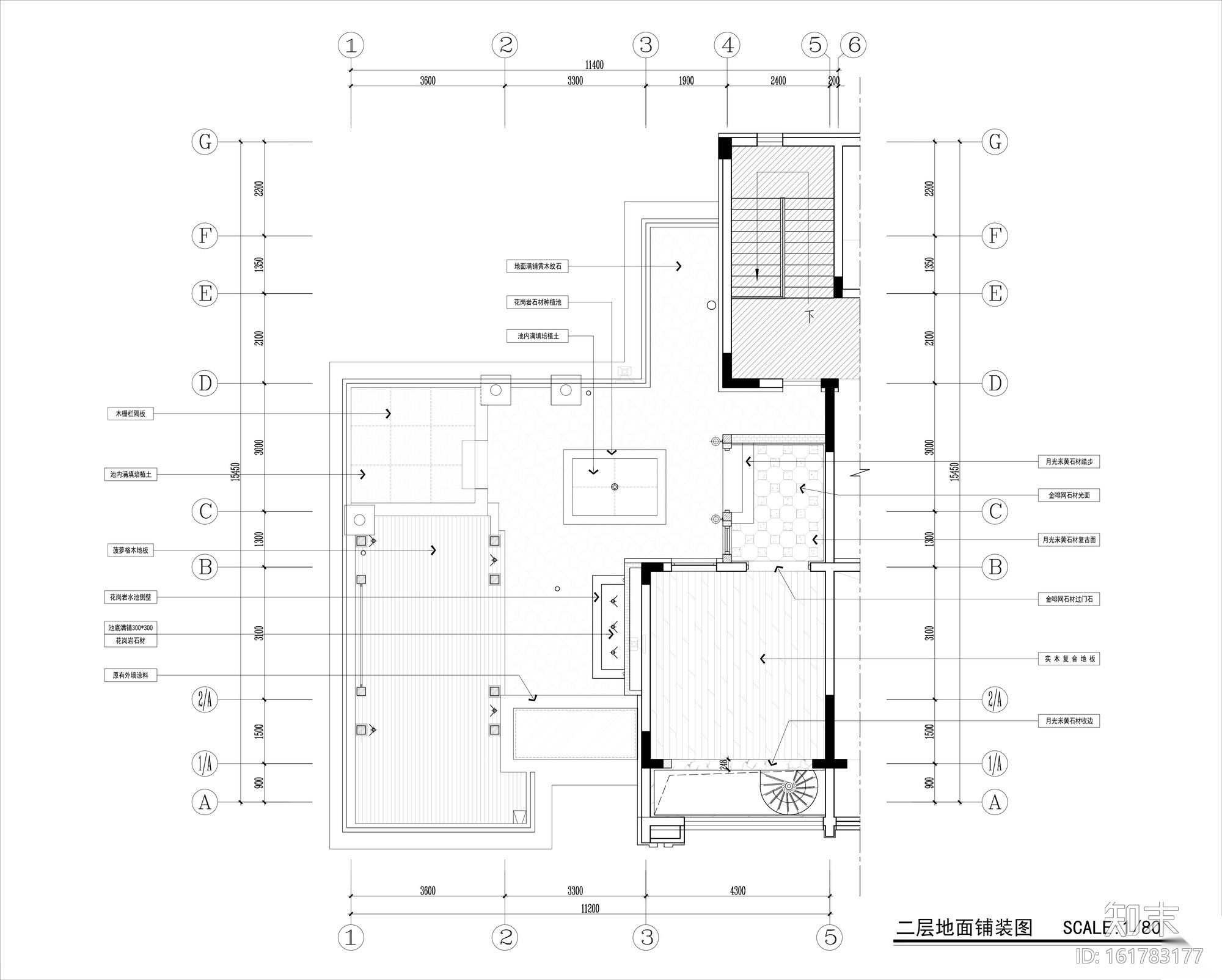 [辽宁]去海边吧259㎡休闲度假风别墅设计施工图及效果cad施工图下载【ID:161783177】