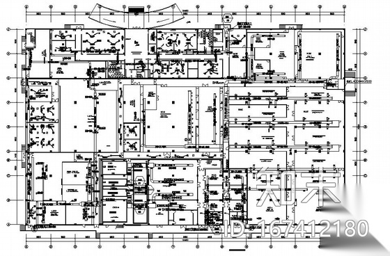 深圳某半导体洁净厂房空调图纸施工图下载【ID:167412180】