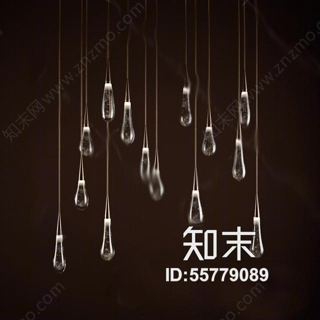 吊灯3D模型下载【ID:55779089】