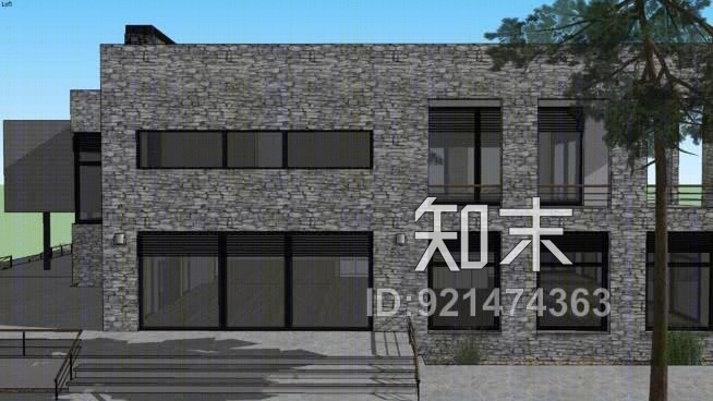 豪华大厦SU模型下载【ID:921474363】