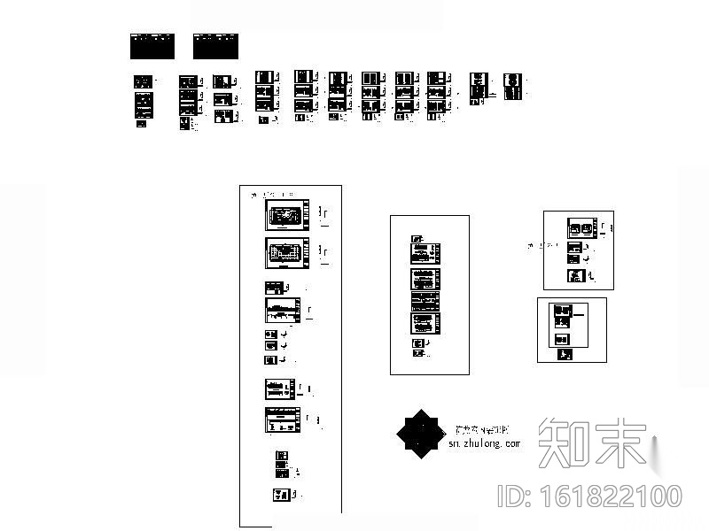 某中型KTV包房装修图cad施工图下载【ID:161822100】