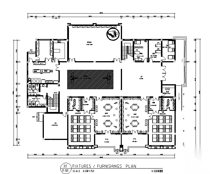 株洲榕树花园幼儿园室内装修施工图及效果图施工图下载【ID:160403167】