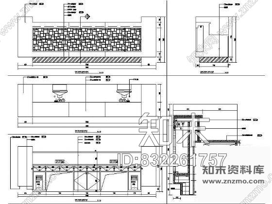 图块/节点公寓门厅接待台详图cad施工图下载【ID:832261757】