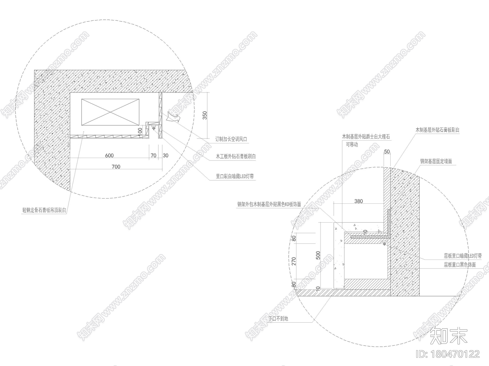 [南京]186㎡现代二居别墅装修施工图+3D模型施工图下载【ID:180470122】