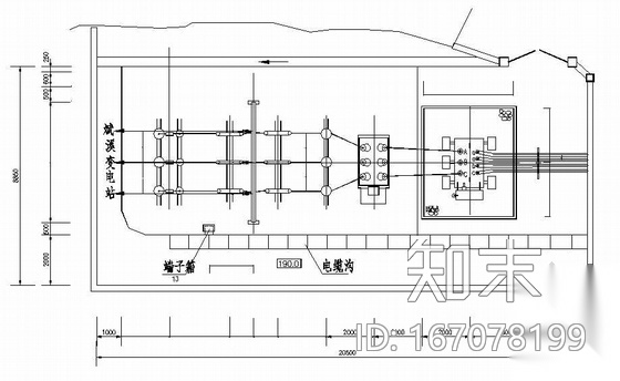 某小型水电站施工电气一次设计图cad施工图下载【ID:167078199】