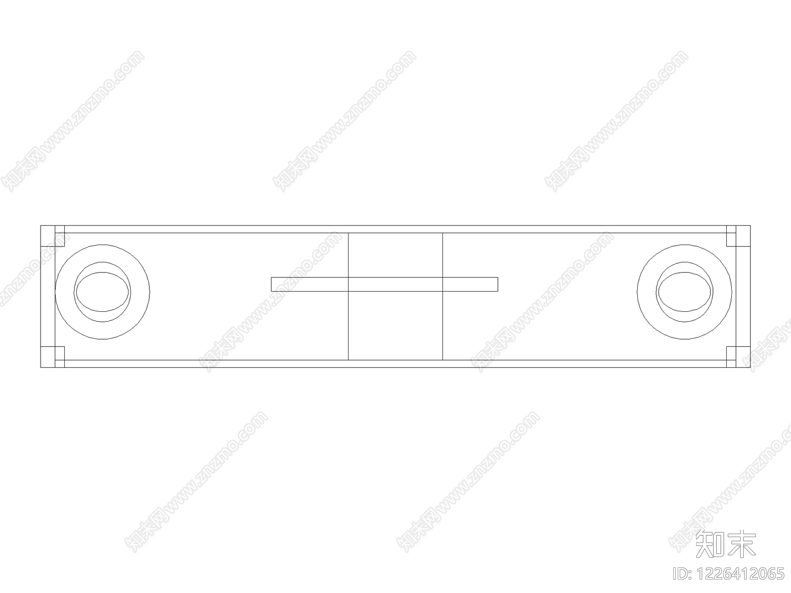 柜子平立面cad施工图下载【ID:1226412065】