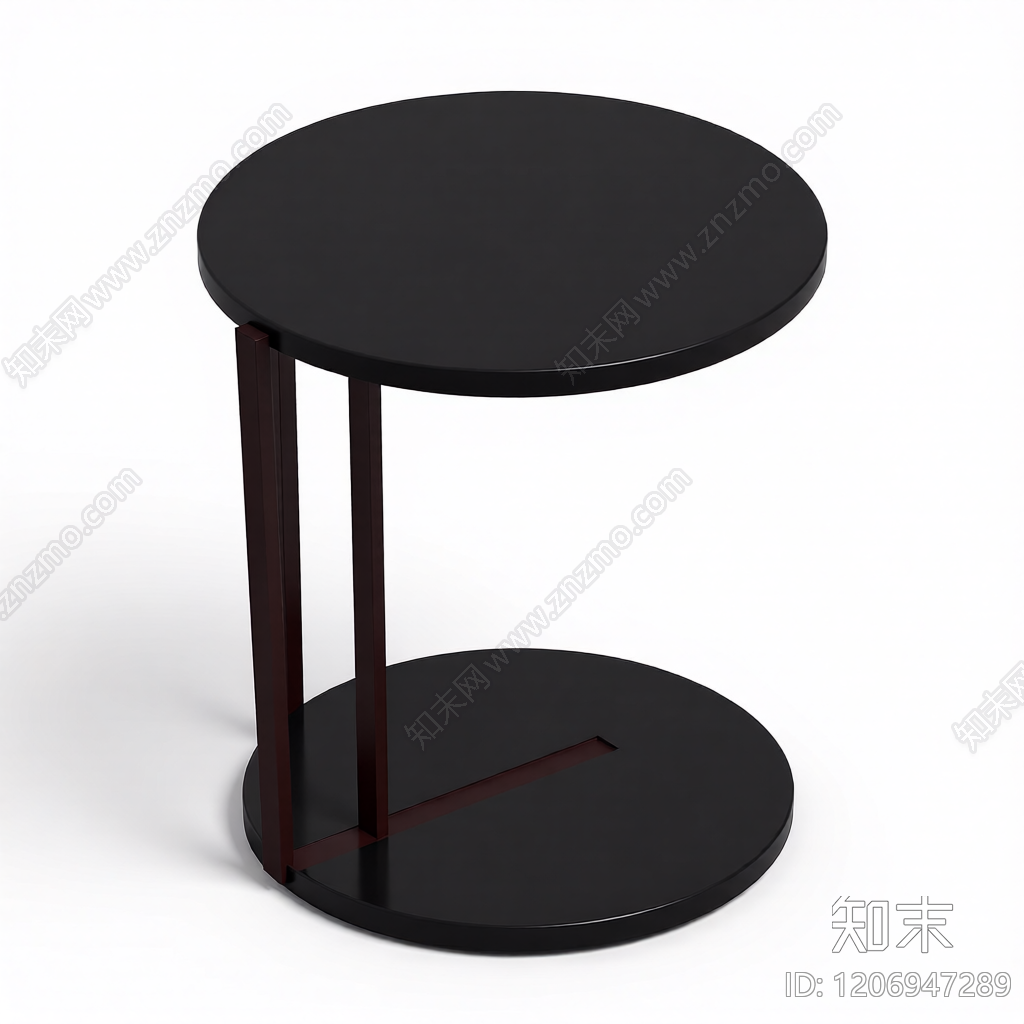 圆形双层茶几3D模型下载【ID:1206947289】