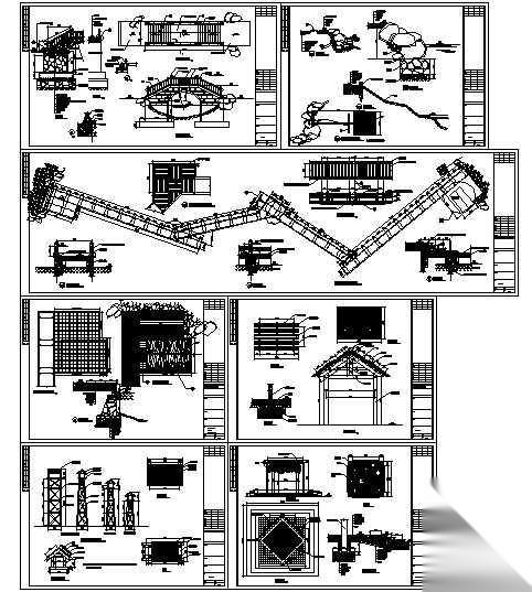 东营湿地公园景观施工图cad施工图下载【ID:161087130】