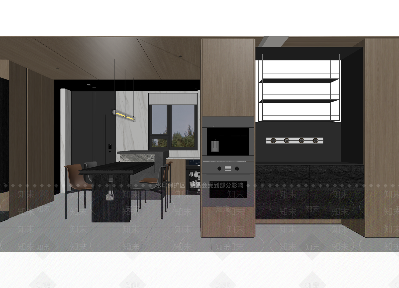 现代其他通用空间3D模型下载【ID:1214813646】