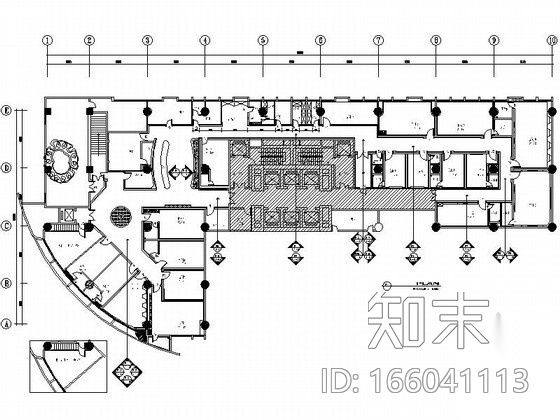 [南京]时尚国际娱乐会所室内装修设计施工图（含效果）cad施工图下载【ID:166041113】