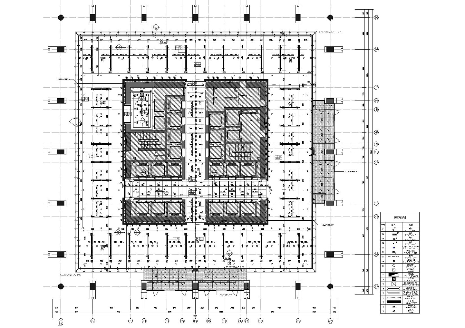 [天津]陆家嘴38层现代办公楼施工图+效果图施工图下载【ID:160417174】
