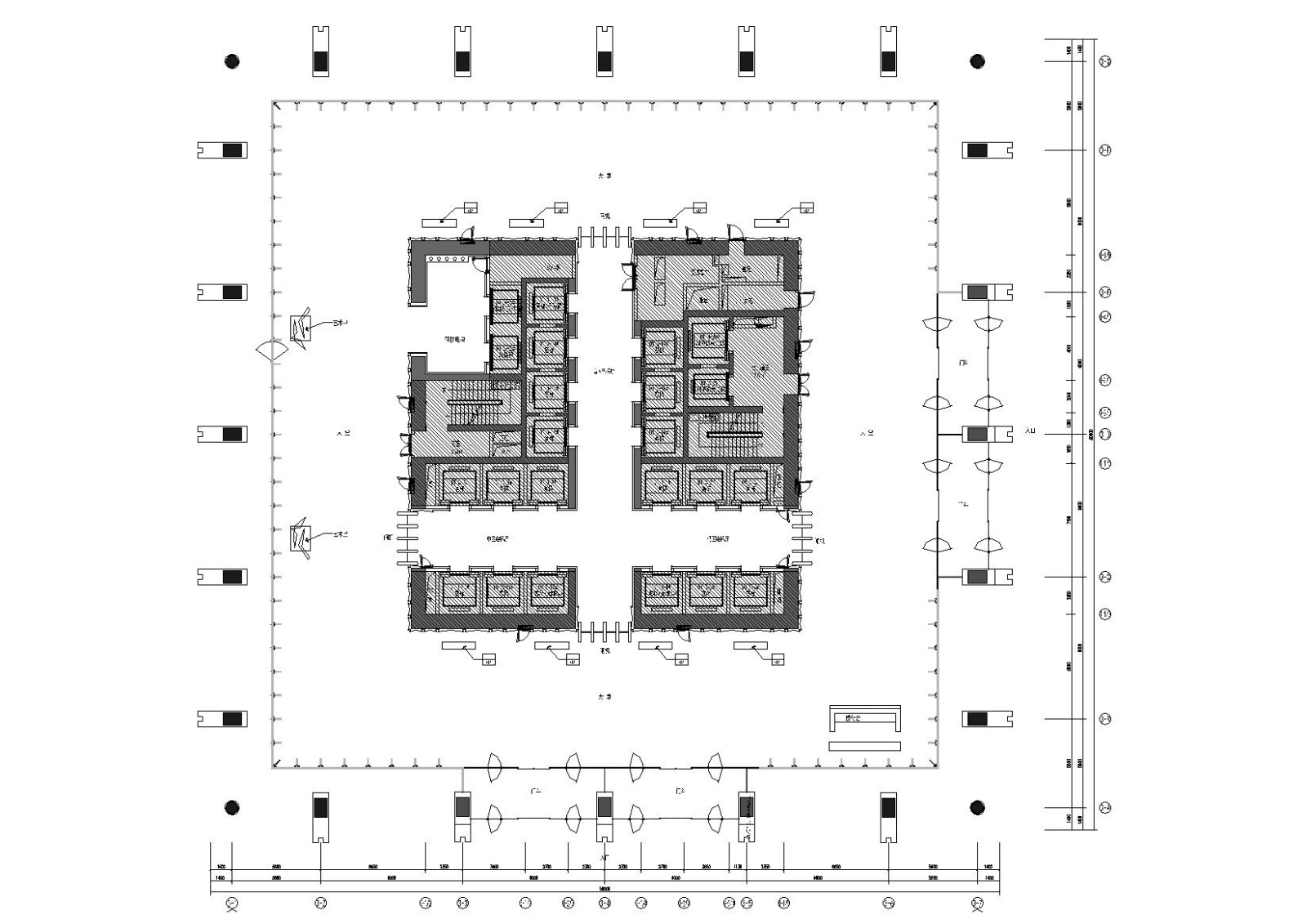 [天津]陆家嘴38层现代办公楼施工图+效果图cad施工图下载【ID:160417174】