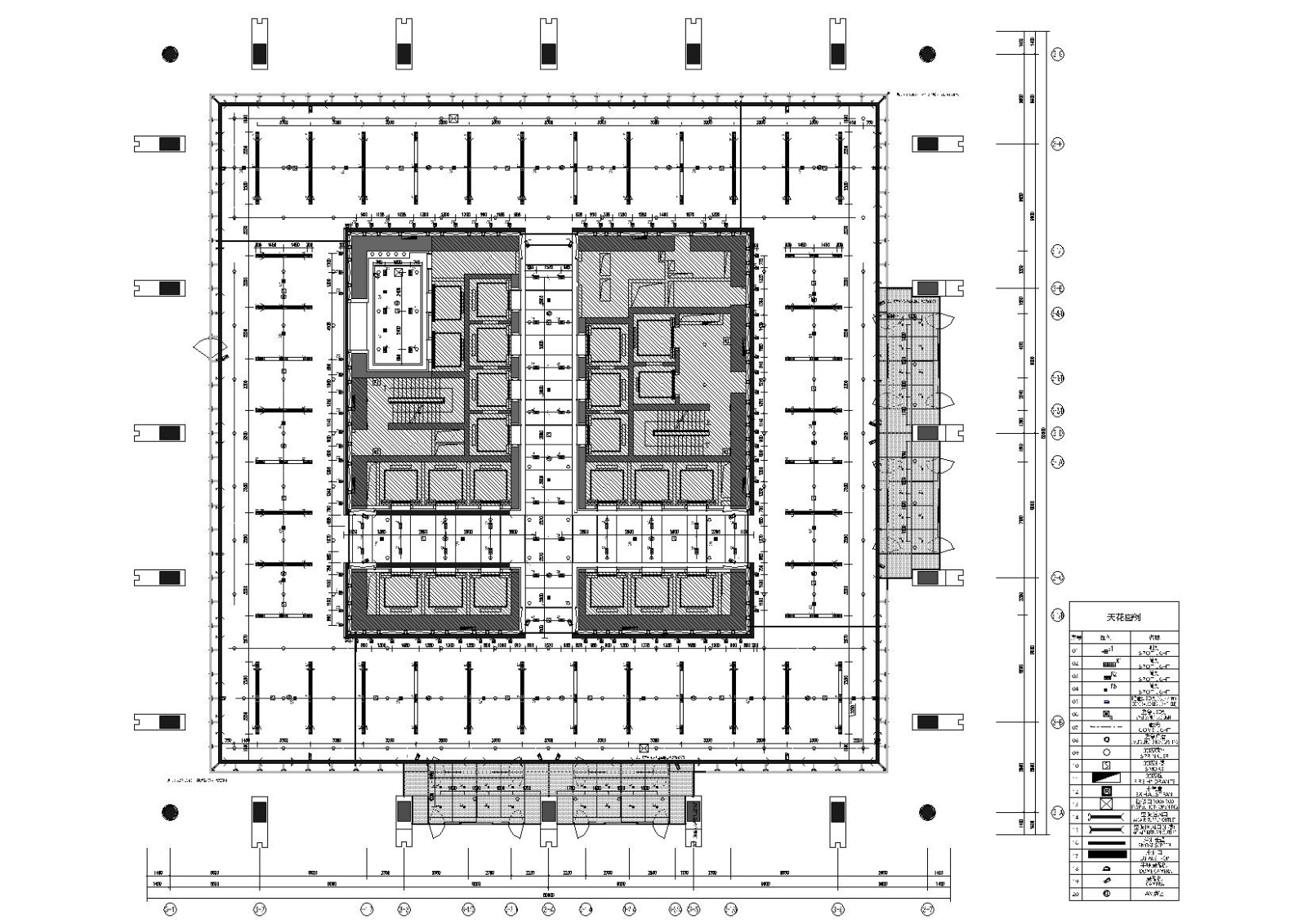 [天津]陆家嘴38层现代办公楼施工图+效果图cad施工图下载【ID:160417174】