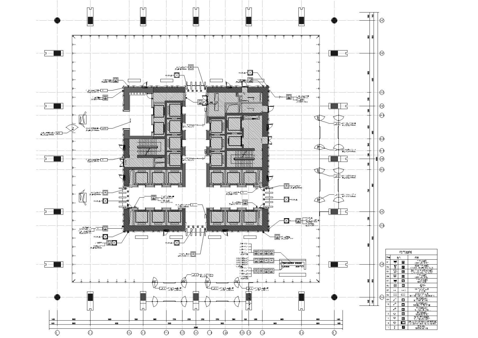 [天津]陆家嘴38层现代办公楼施工图+效果图cad施工图下载【ID:160417174】