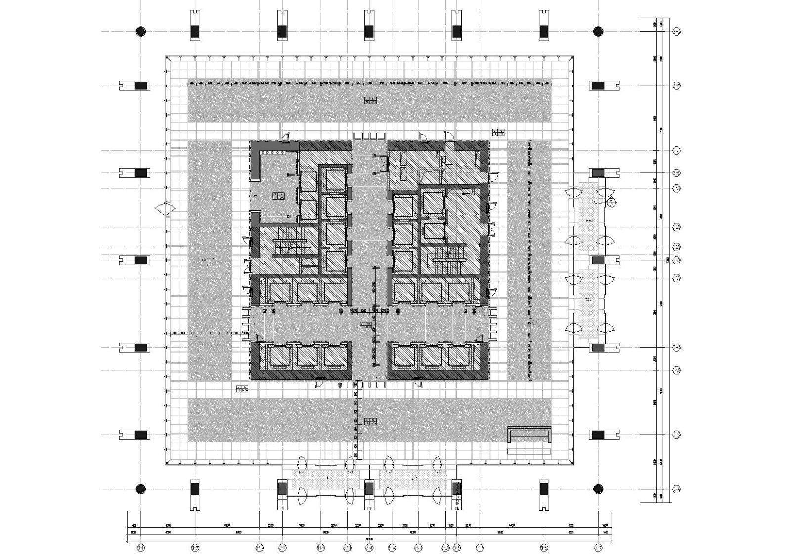 [天津]陆家嘴38层现代办公楼施工图+效果图cad施工图下载【ID:160417174】