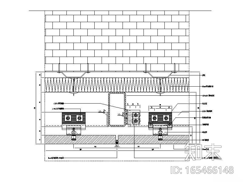 石材幕墙系统标准图cad施工图下载【ID:165466148】