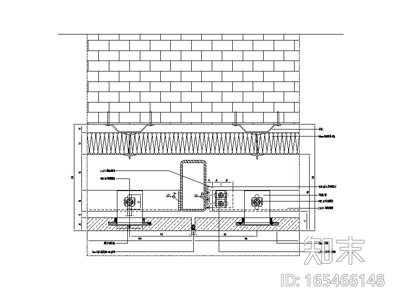 石材幕墙系统标准图cad施工图下载【ID:165466148】