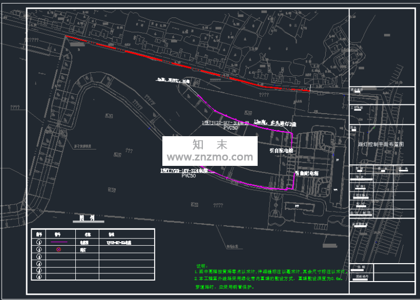 新型路灯设计施工及平面布置图-含基础设计cad施工图下载【ID:173922185】