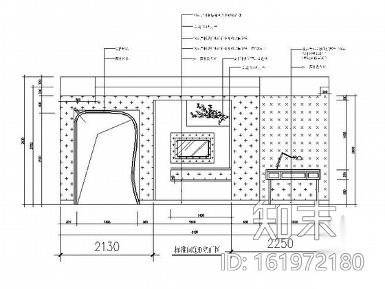 [江苏]某时尚大酒店标准间客房Ⅰ施工图cad施工图下载【ID:161972180】