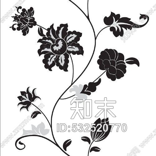 凹凸黑白-黑白古典贴图下载【ID:532520770】