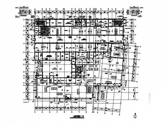 [浙江]两层钢结构金属波纹板外墙知名品牌汽车4S店建筑施...cad施工图下载【ID:165622197】