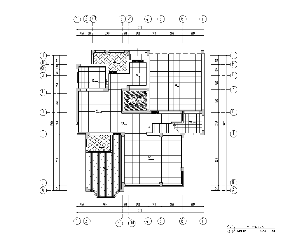 [上海]景园二层别墅施工图及实景图施工图下载【ID:161689149】