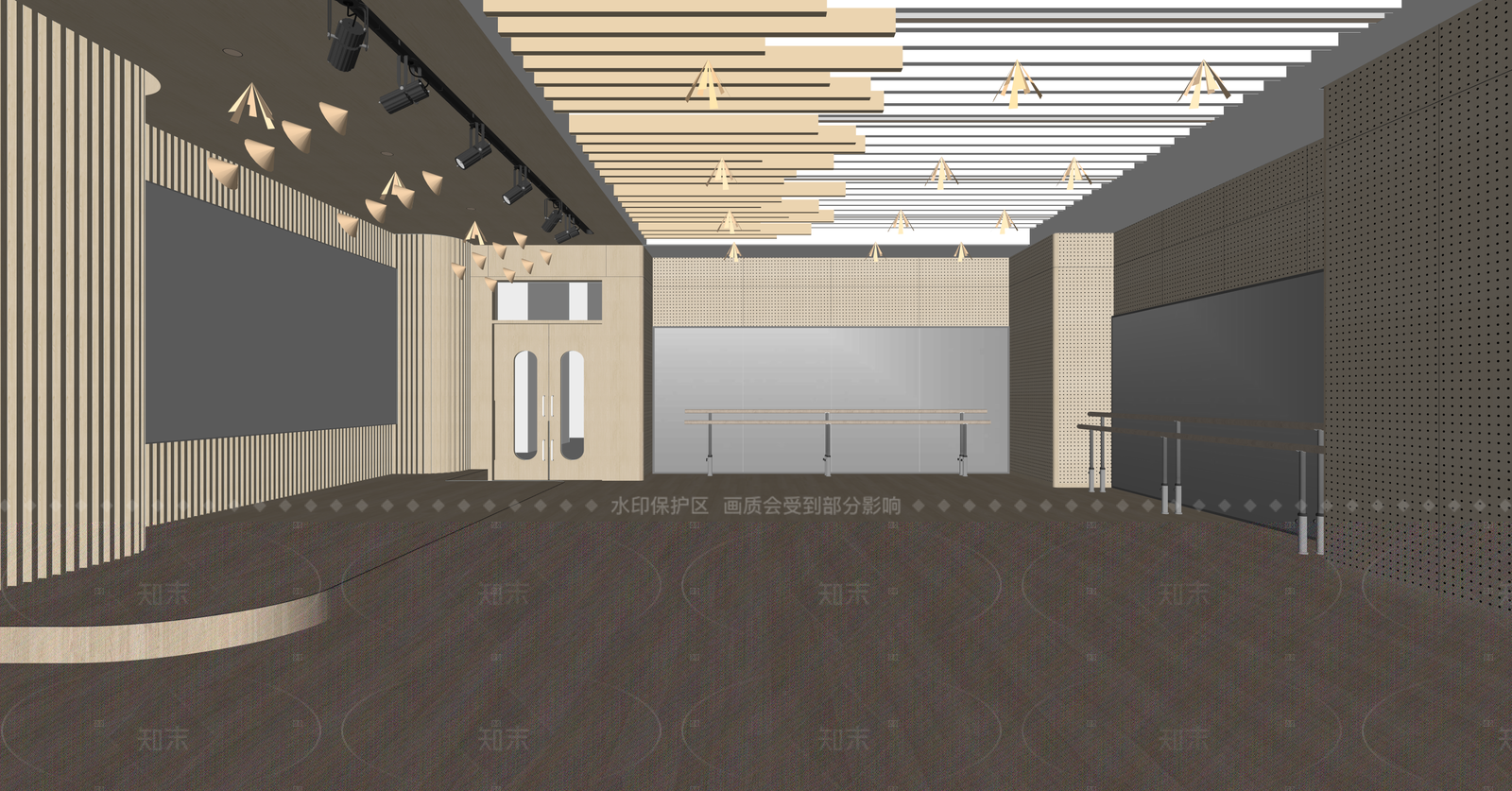 现代幼儿园内部SU模型下载【ID:1216041340】