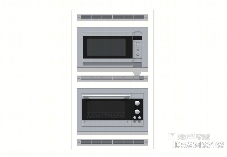微波炉SU模型下载【ID:523453163】