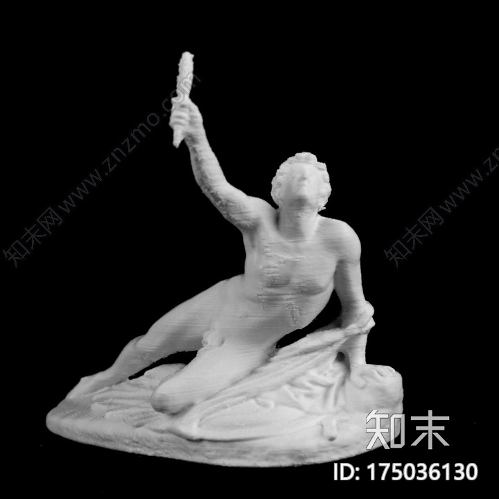 马拉松战士宣布胜利3d打印模型下载【ID:175036130】