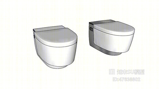 马桶SU模型下载【ID:47638802】