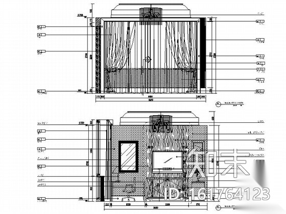 [辽宁]某办公楼标准层单人房装修施工图cad施工图下载【ID:161764123】