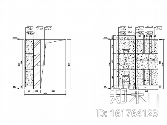 [辽宁]某办公楼标准层单人房装修施工图cad施工图下载【ID:161764123】