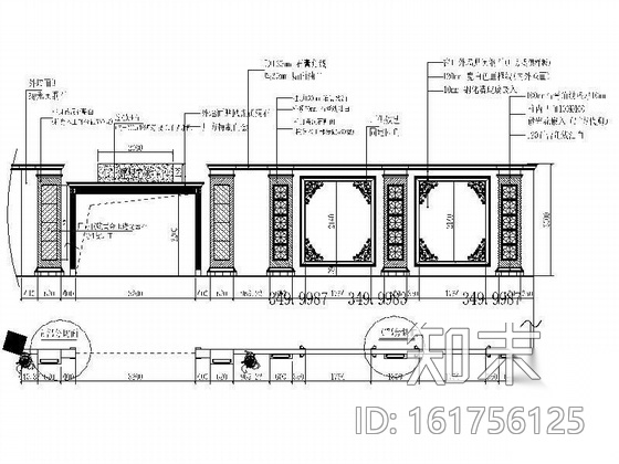 某家私专卖店装修图cad施工图下载【ID:161756125】