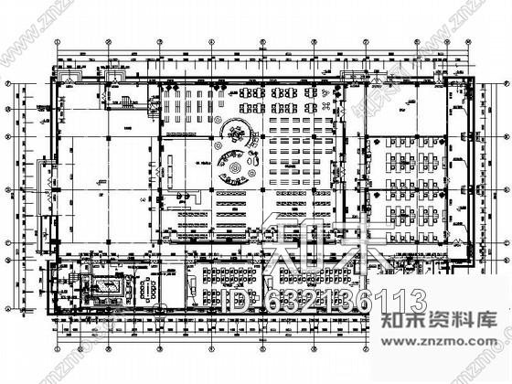施工图北京现代简约图文综合楼室内设计CAD装饰施工图cad施工图下载【ID:632136113】