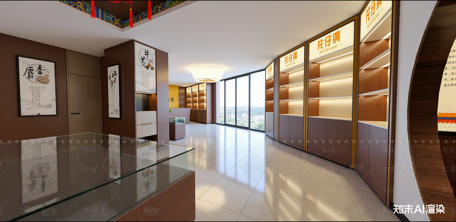 新中式药店SU模型草图