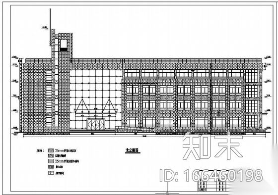 济南市某安置房幕墙工程全套设计图(含计算书)cad施工图下载【ID:166460198】