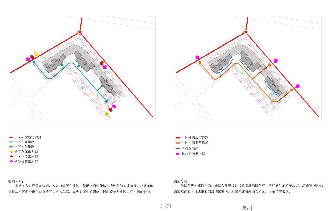 [广东]现代风格居住区建筑设计文本（JPG+71页）cad施工图下载【ID:167516180】