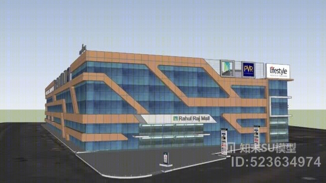 苏拉特购物中心SU模型下载【ID:523634974】